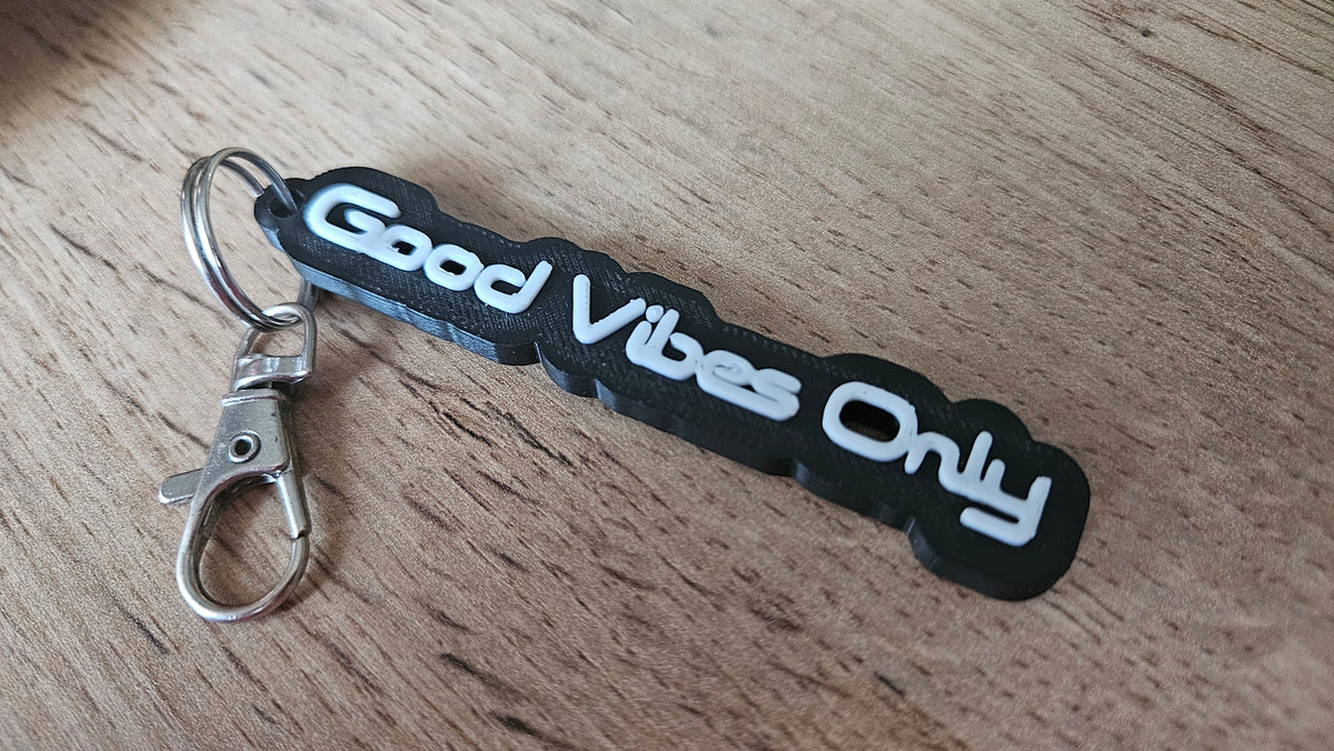 Good Vibes Only - keyring, pendant