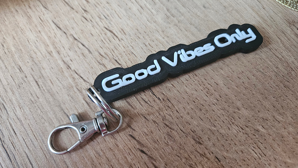 Good Vibes Only - keyring, pendant
