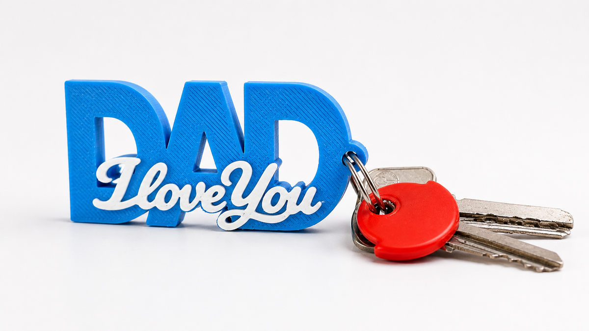 Dad I love you - keyring