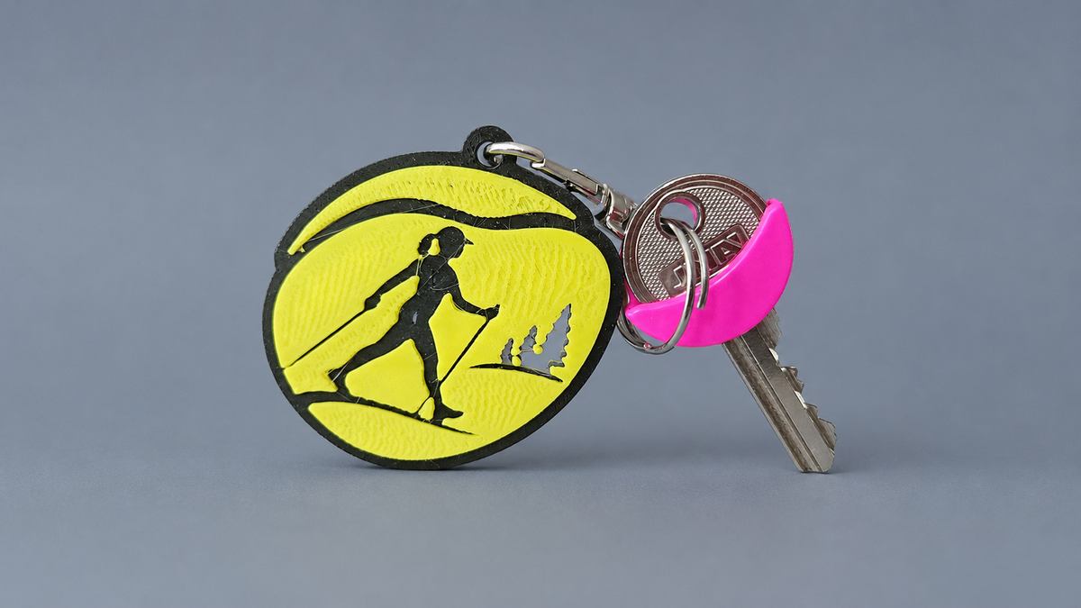 Brelok, przywieszka do kluczy - Nordic WAlking
