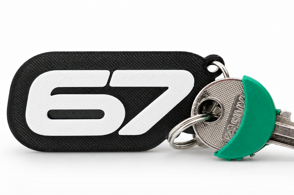 Six seven - keychain